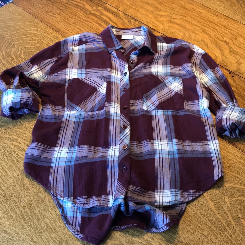 Feather light flannel shirt